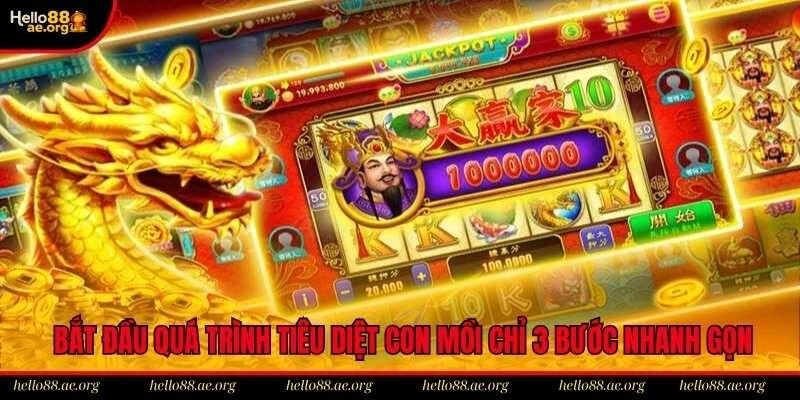 Bắt đầu quá trình tiêu diệt con mồi chỉ 3 bước nhanh gọn