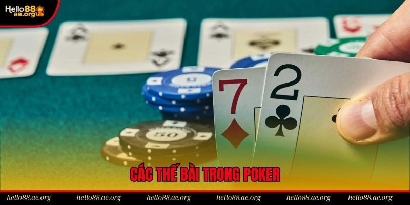 Các Thế Bài Trong Poker Và Chiến Thuật Chơi Hiệu Quả