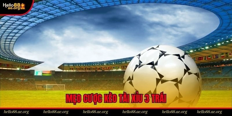 Điểm danh các mẹo cược kèo O/U 3 trái